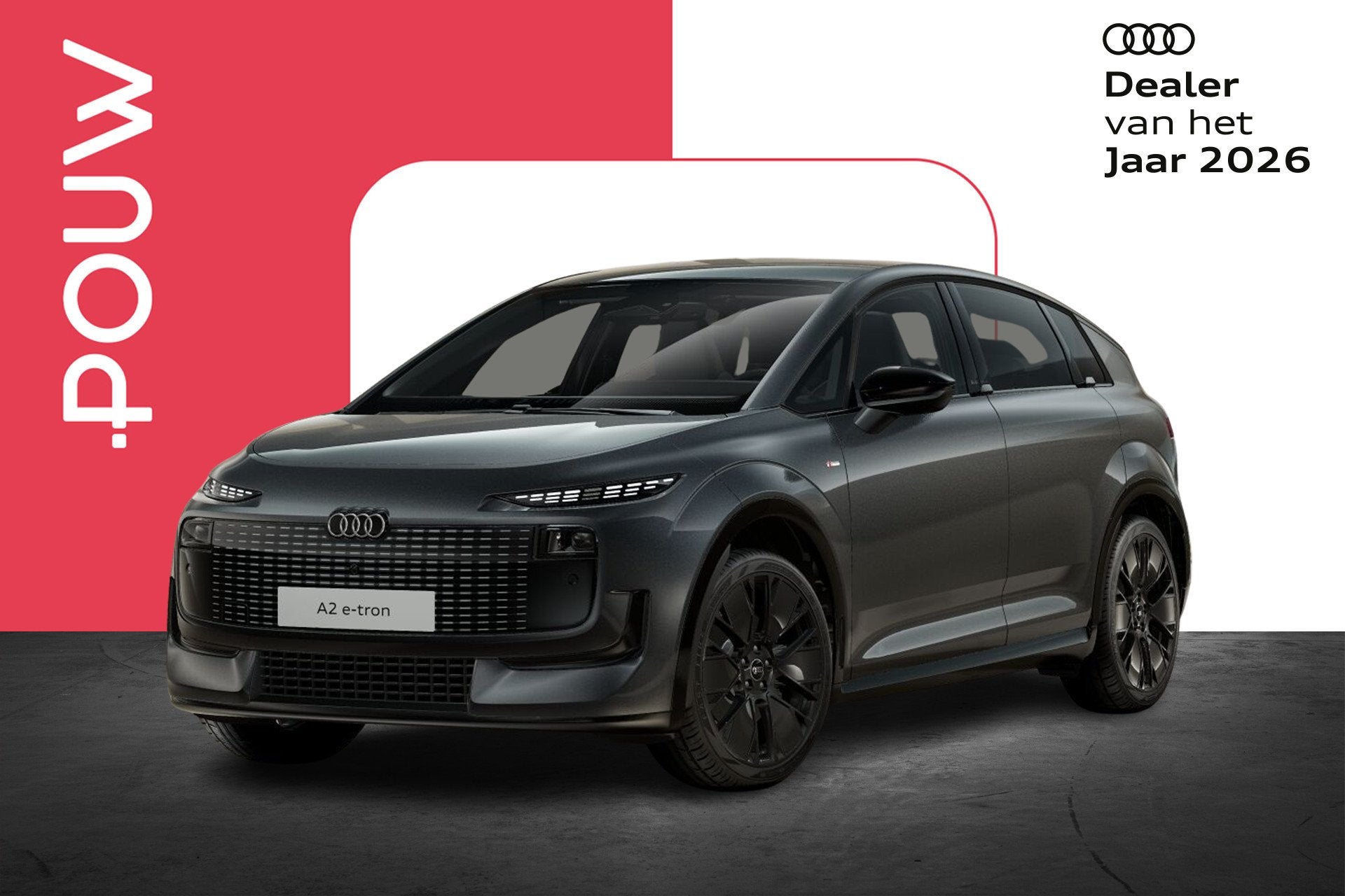 Audi A2 e-tron 231pk Launch Series Pro 84 kWh | 20" Velgen, Auto's, Automaat, 12 maanden, Zwart, 1885 kg