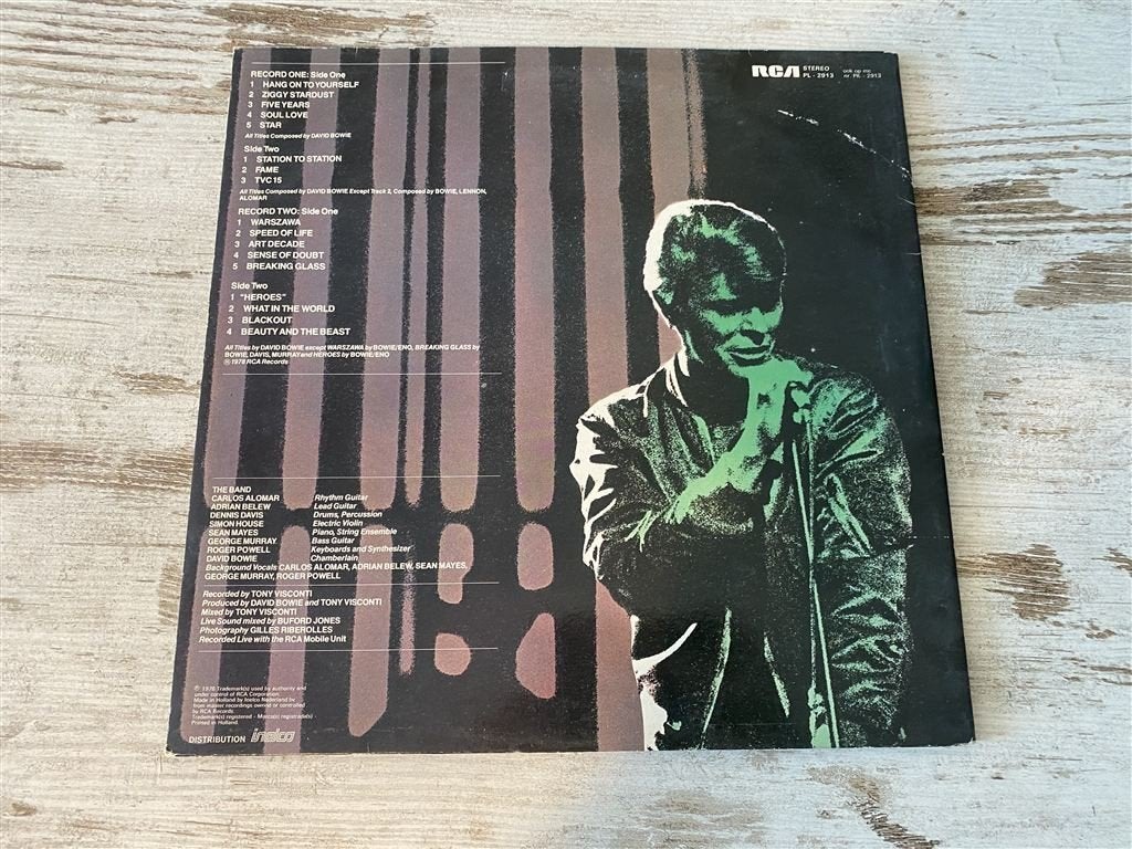 David Bowie - stage dubbel vinyl lp [1354], Cd's en Dvd's, Vinyl | Rock, Verzenden, Zo goed als nieuw, 12 inch, Poprock