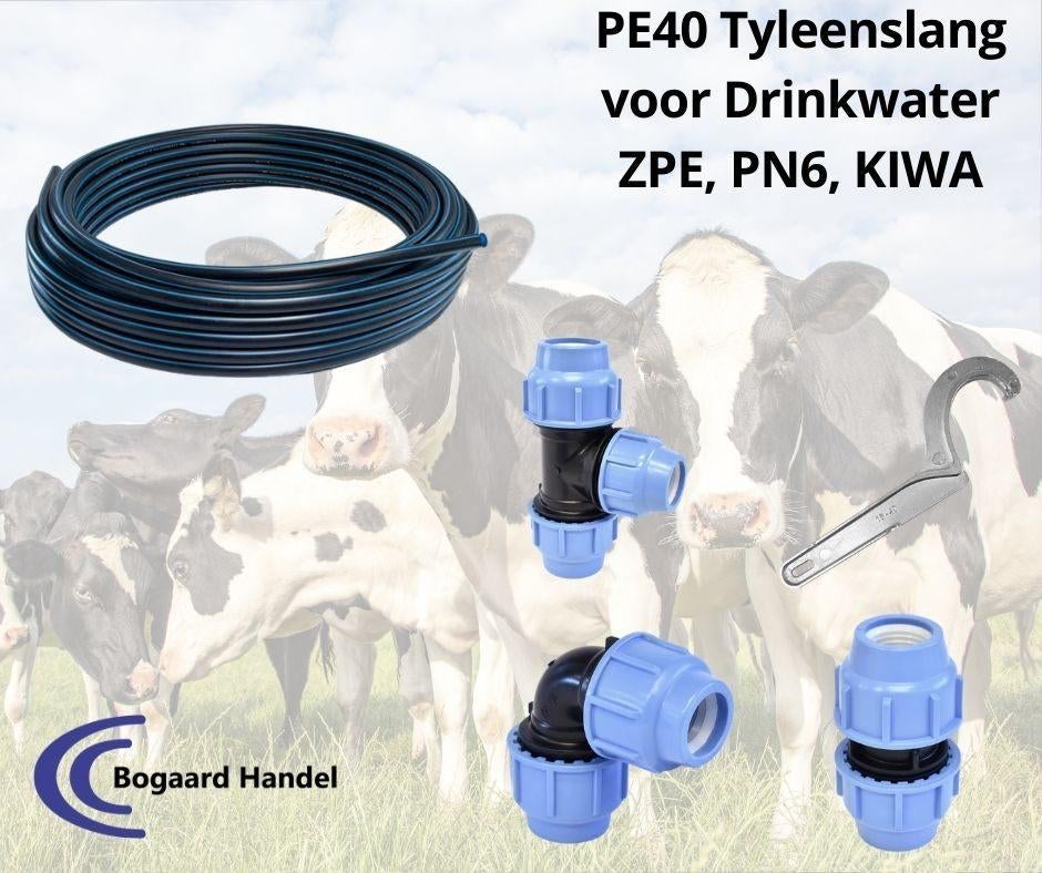 PE40 Tyleenslang voor Drinkwater ZPE, PN6, KIWA, Tuin en Terras, Ophalen of Verzenden, Nieuw, Overige typen