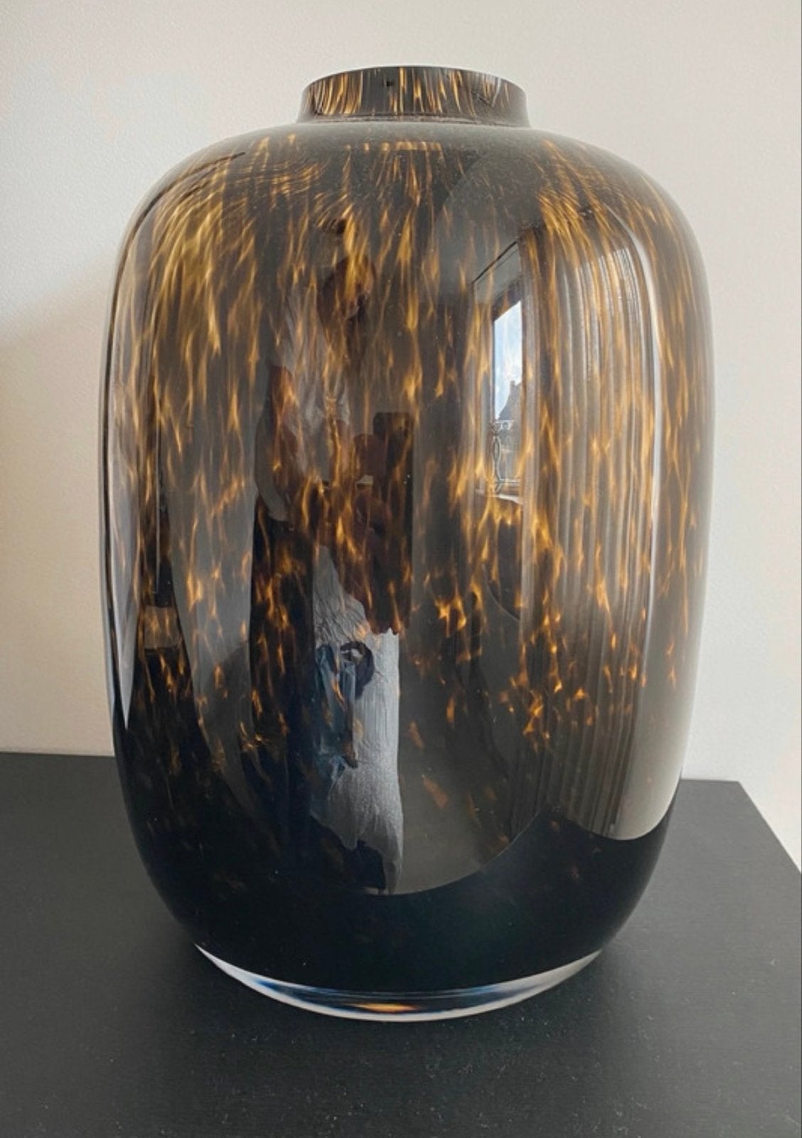 Vase the World Artic Cheetah Vaas S - Bruin/Zwart, Ophalen of Verzenden