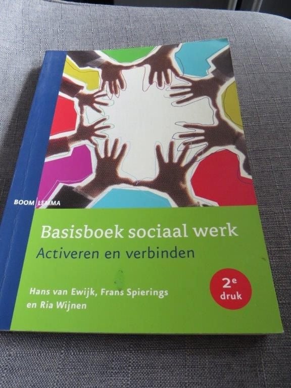 Basisboek Sociaal Werk 2e druk - Hans van Ewijk, Frans Spier, Frans Spierings, Zo goed als nieuw, Alpha, HBO