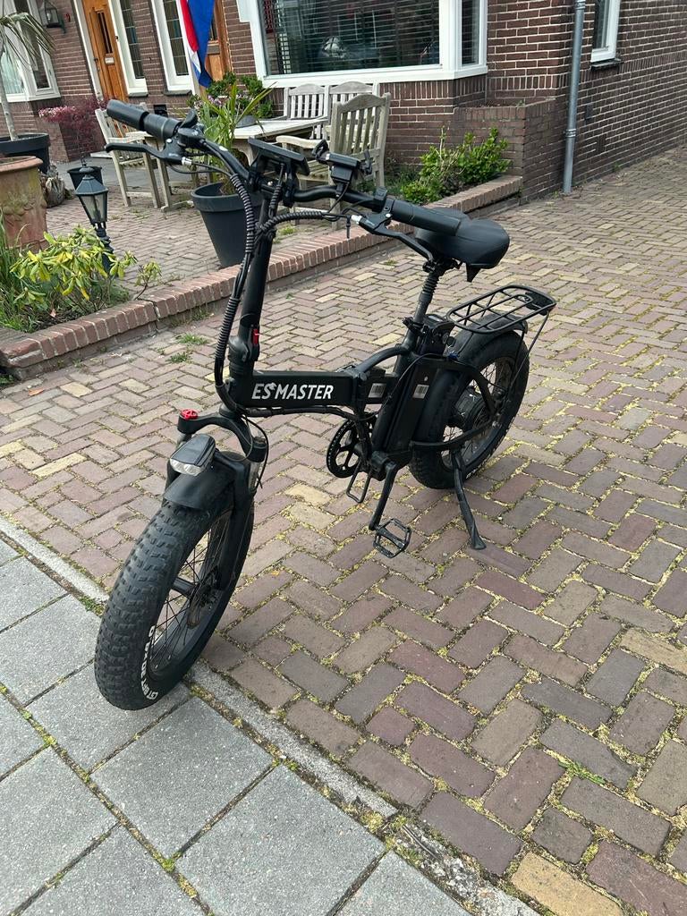 ESMASTER Fatbike -Vouwfiets, Zo goed als nieuw, 51 tot 55 cm, 50 km per accu of meer, Ophalen