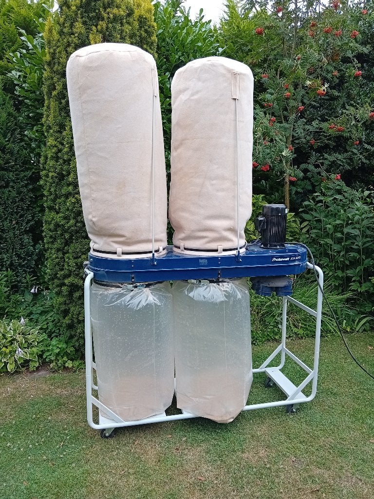 Stofafzuiger 3pk Holzkraft 2 buffer stofzakken  2800Kub/uur, Ophalen, Afzuiger