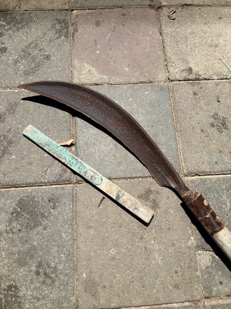 Slootzeis, kanthaak, kantzeis, Ophalen, Gebruikt, Onkruidsteker