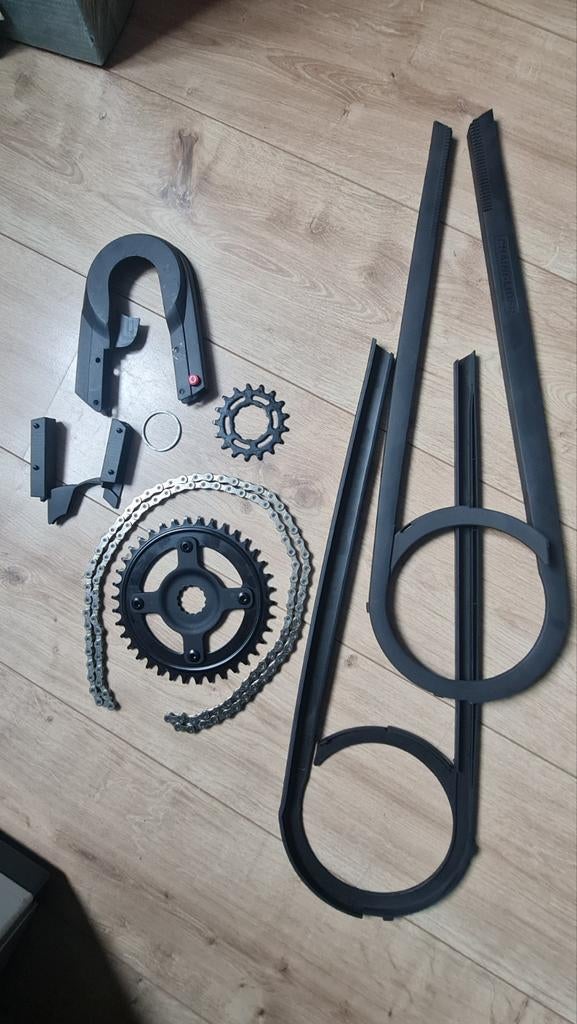 Complete kettingset voor Urban Arrow Shorty, Urban Arrow, Gebruikt, Staal, Derailleur of Ketting