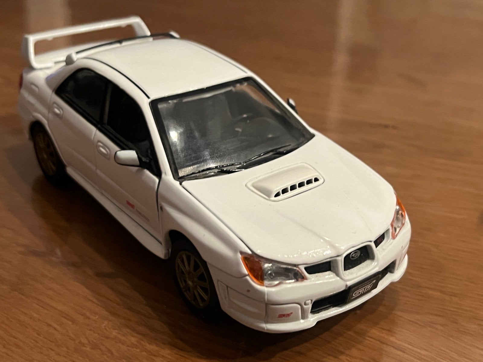 Subaru Impreza WRX STI Schaalmodel 1:24 Wit, Ophalen of Verzenden, Gebruikt, Overige typen
