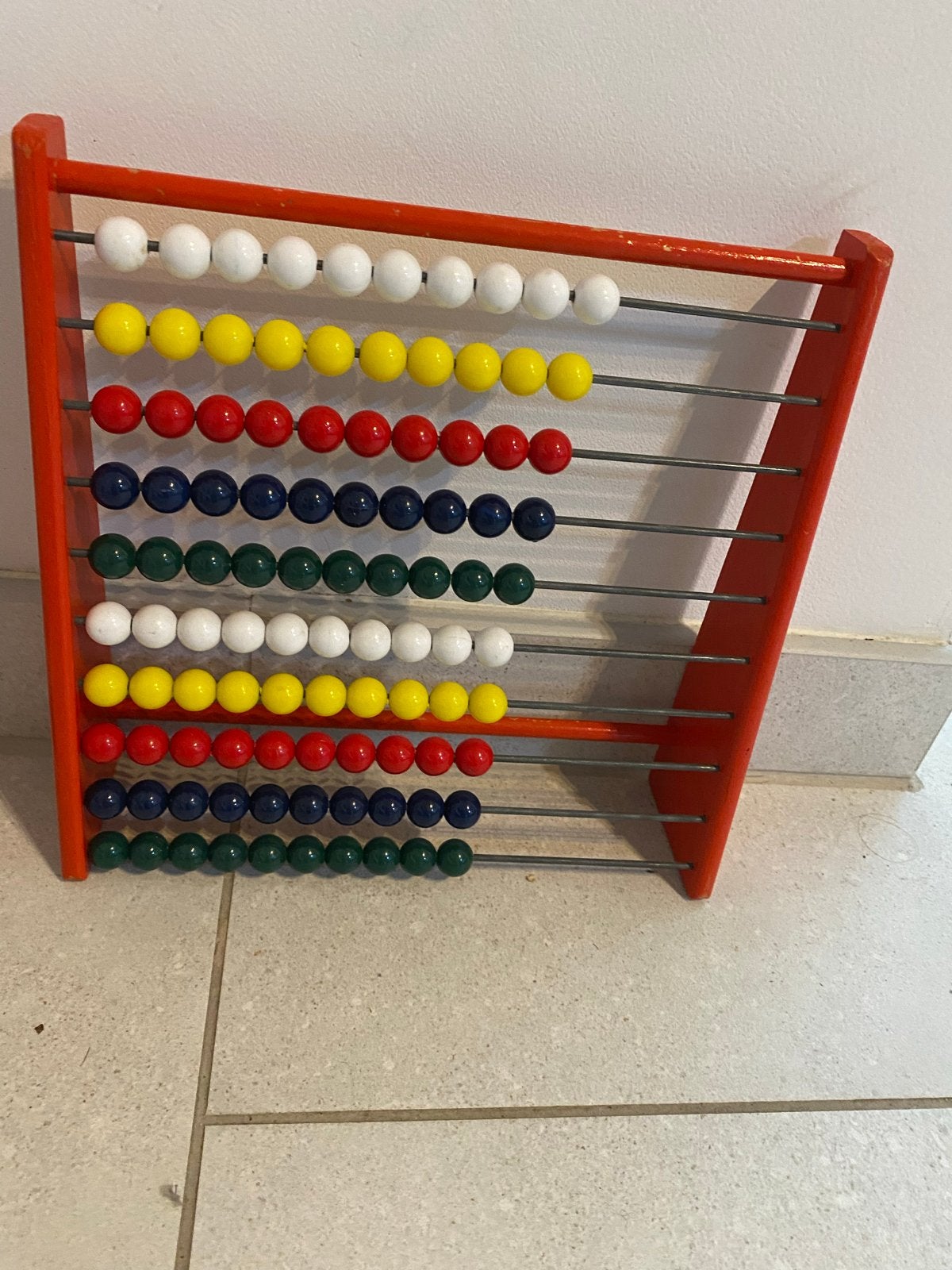 Houten Telraam - Educatief Speelgoed, Ophalen of Verzenden, Gebruikt, Rekenen