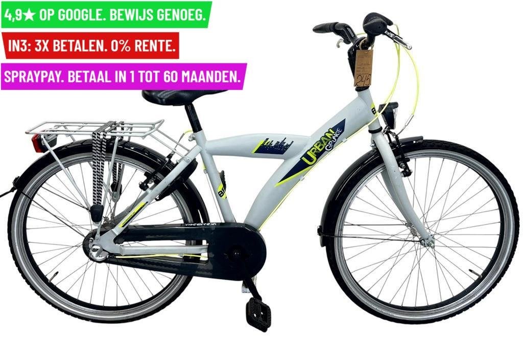 Jongensfiets Urban Grunge 24"/38cm/3ver - Garantie/Levering