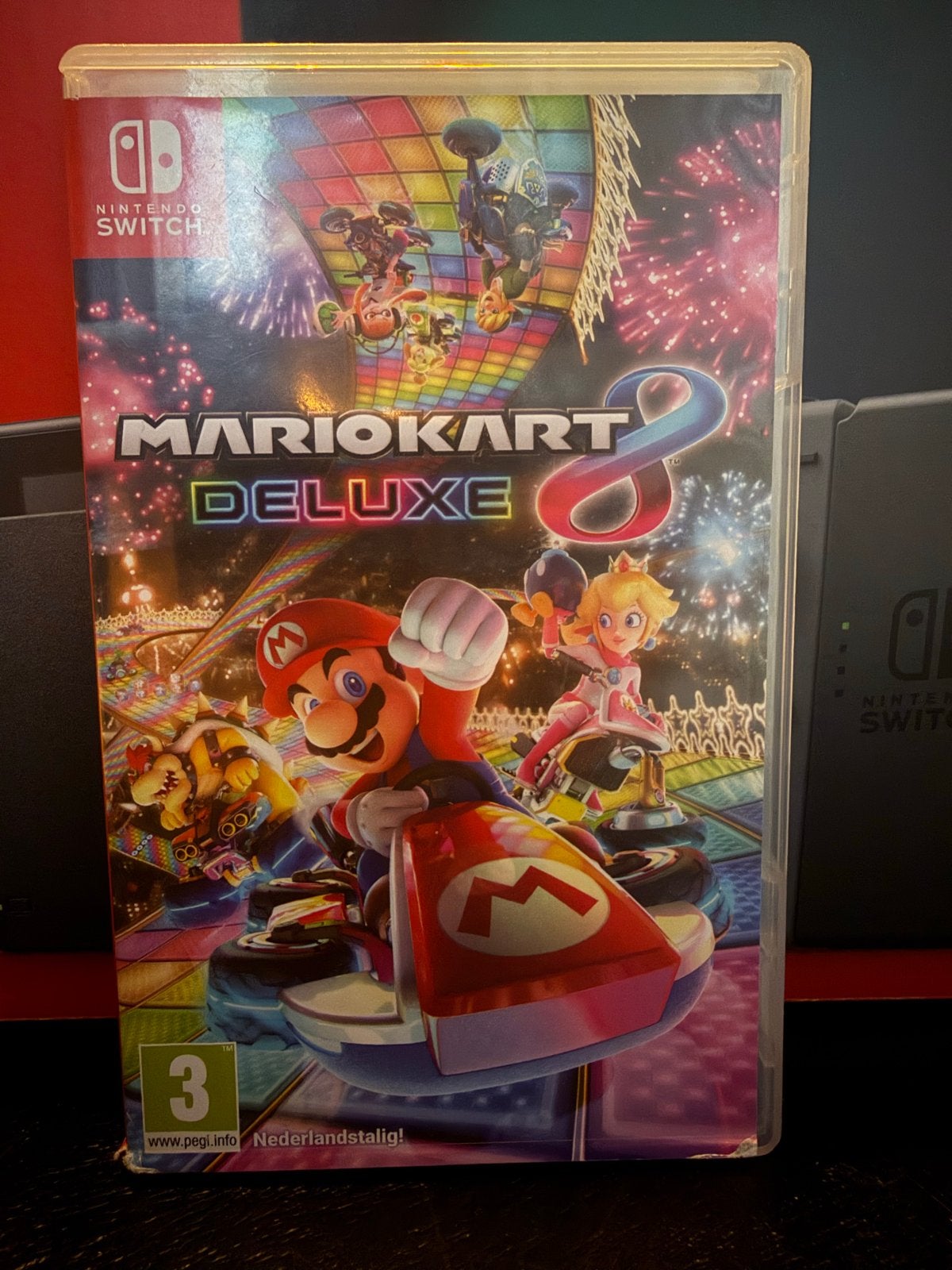 Mario Kart 8 Deluxe - Nintendo Switch, Spelcomputers en Games, Racen en Vliegen, Eén computer, Ophalen of Verzenden, Zo goed als nieuw