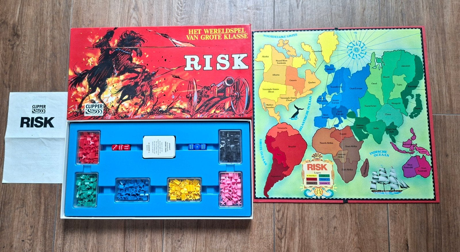 Risk vintage compleet ZGAN, Ophalen of Verzenden, Zo goed als nieuw