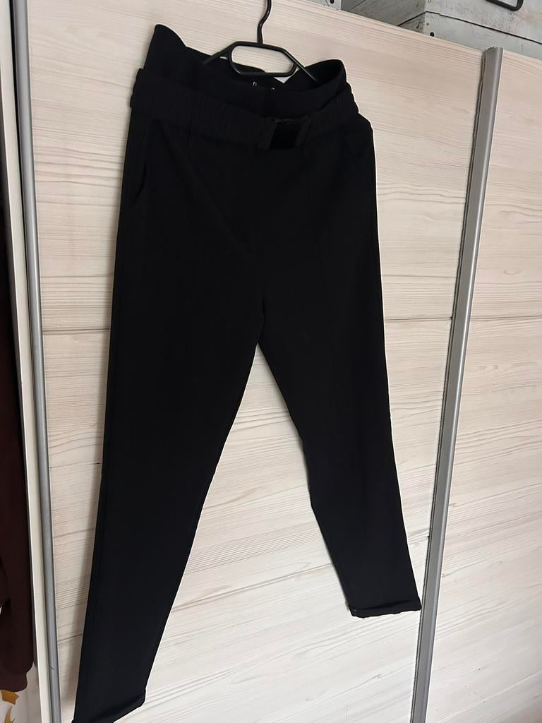 YaYa zwarte pantalon met riem, Ophalen of Verzenden, Zo goed als nieuw