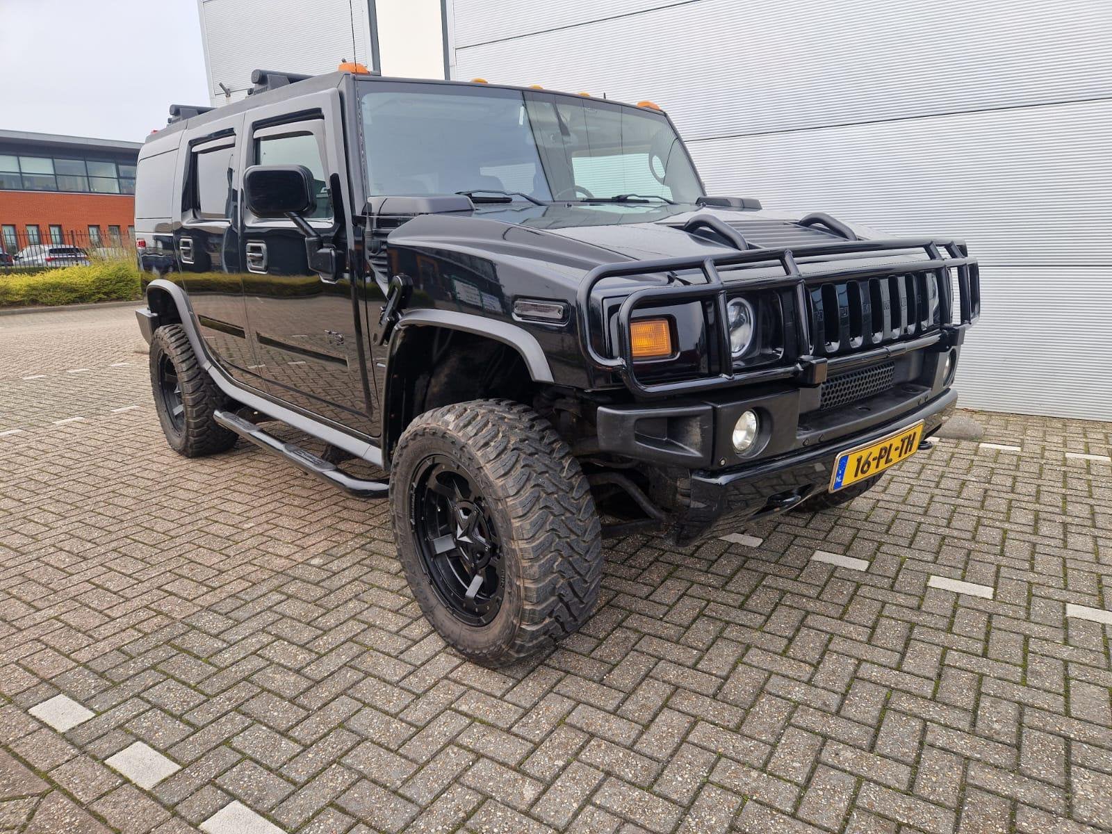 Hummer 2004 Zwart, Auto's, Hummer, Automaat, 2980 kg, 3000 kg, Zwart
