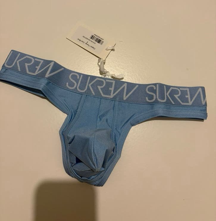 Sukrew Polyamide String Nieuw, Verzenden, Blauw, Slip