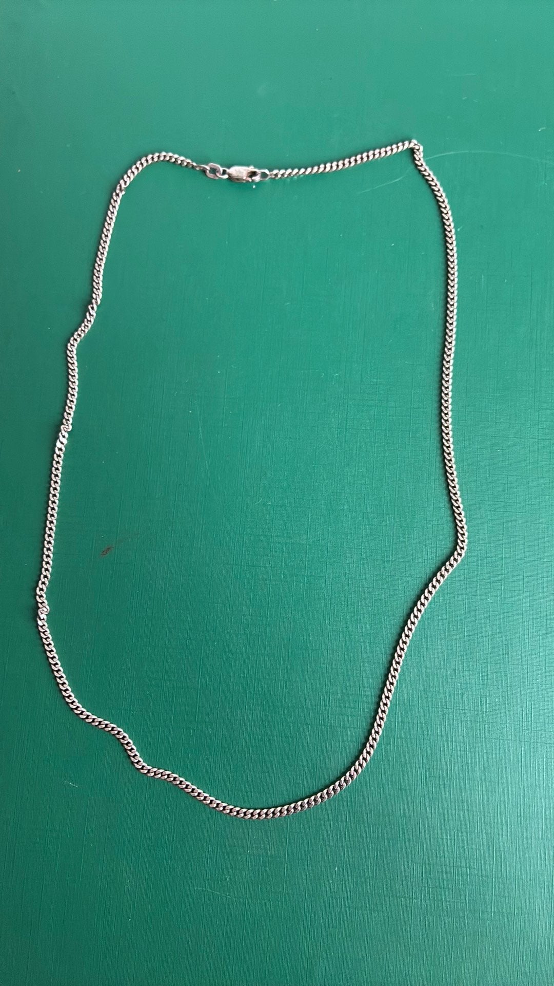 925 zilver ketting gourmetschakel 50,3 cm 2 mm breed, Ophalen of Verzenden, Zo goed als nieuw, Zilver