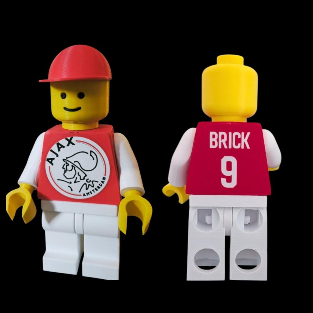 Mega maxi figure van een brick Ajax naam en rugnummer, Verzamelen, Sportartikelen en Voetbal, Ophalen of Verzenden, Nieuw, Ajax