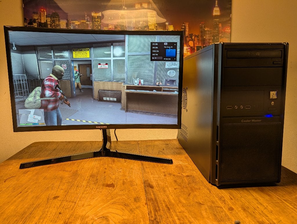 Budget PC Set | i5 | GT 1030 | 16GB RAM | 24" Samsung Curved, Ophalen, Zelf gebouwde pc, 512 GB, Zo goed als nieuw
