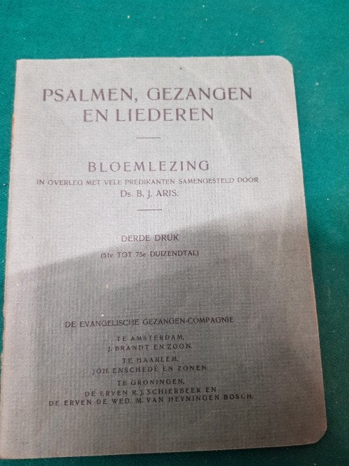 boekje psalmen, gezangen en liederen, Ophalen of Verzenden