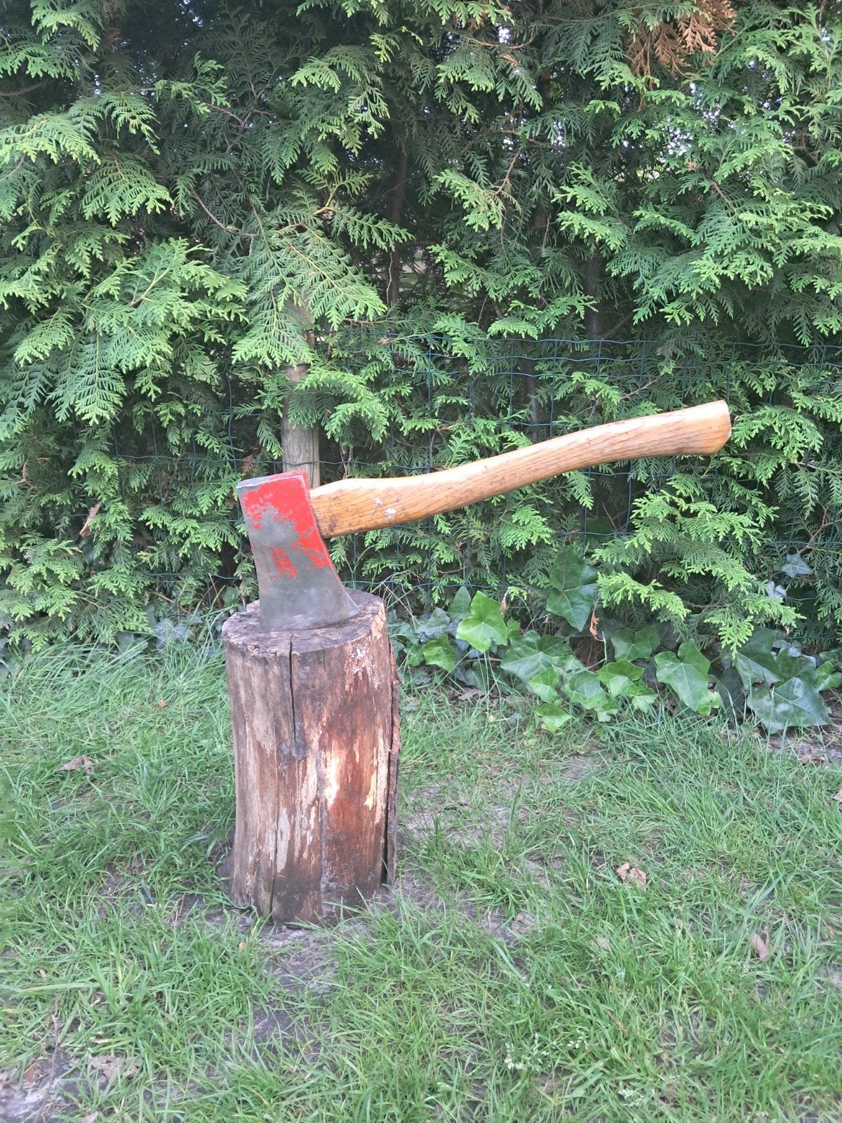 Degelijke Bijl met Houten Steel - Gebruikt, Verzenden, Gebruikt, Hamer, Overige merken