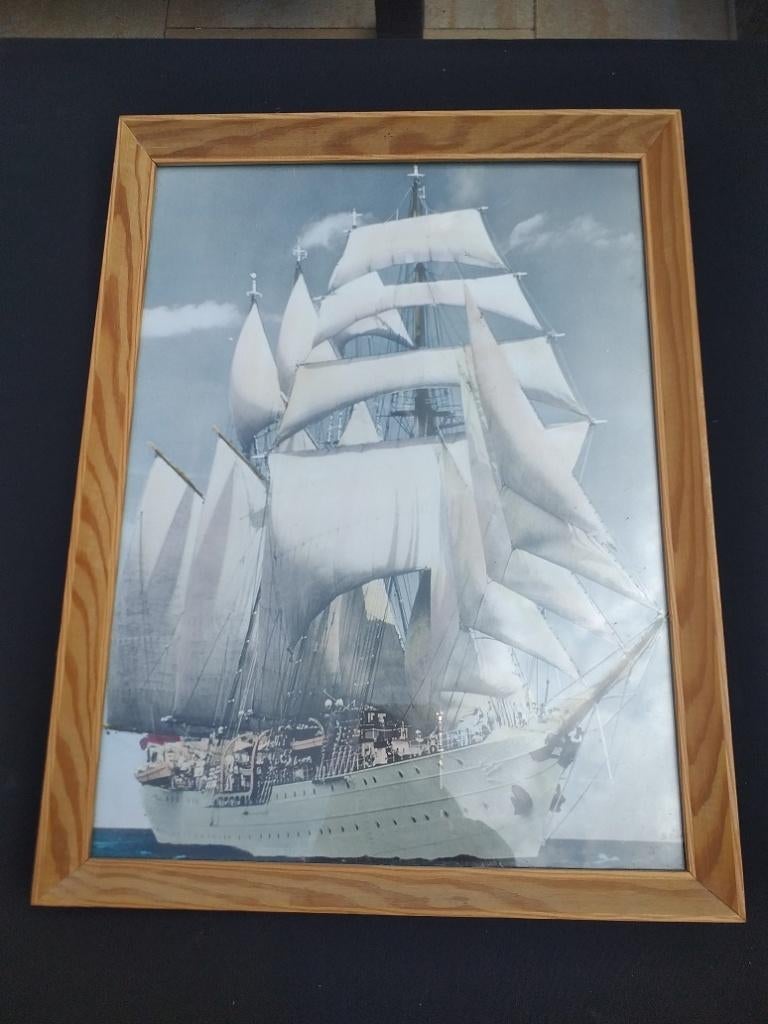 VIERMASTER SCHILDERIJ, Ophalen of Verzenden