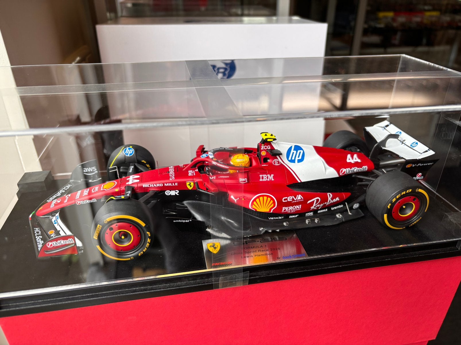Ferrari SF-25 winner sprintrace China Looksmart 1:18 ! C4F, Overige merken, ., Looksmart, Nieuw