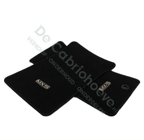 MX5 Matten zwart, De Cabriohoeve VOF, Nieuw, Info@cabriohoeve.nl, Julianalaan 9, 9462PG Gasselte, Nederland