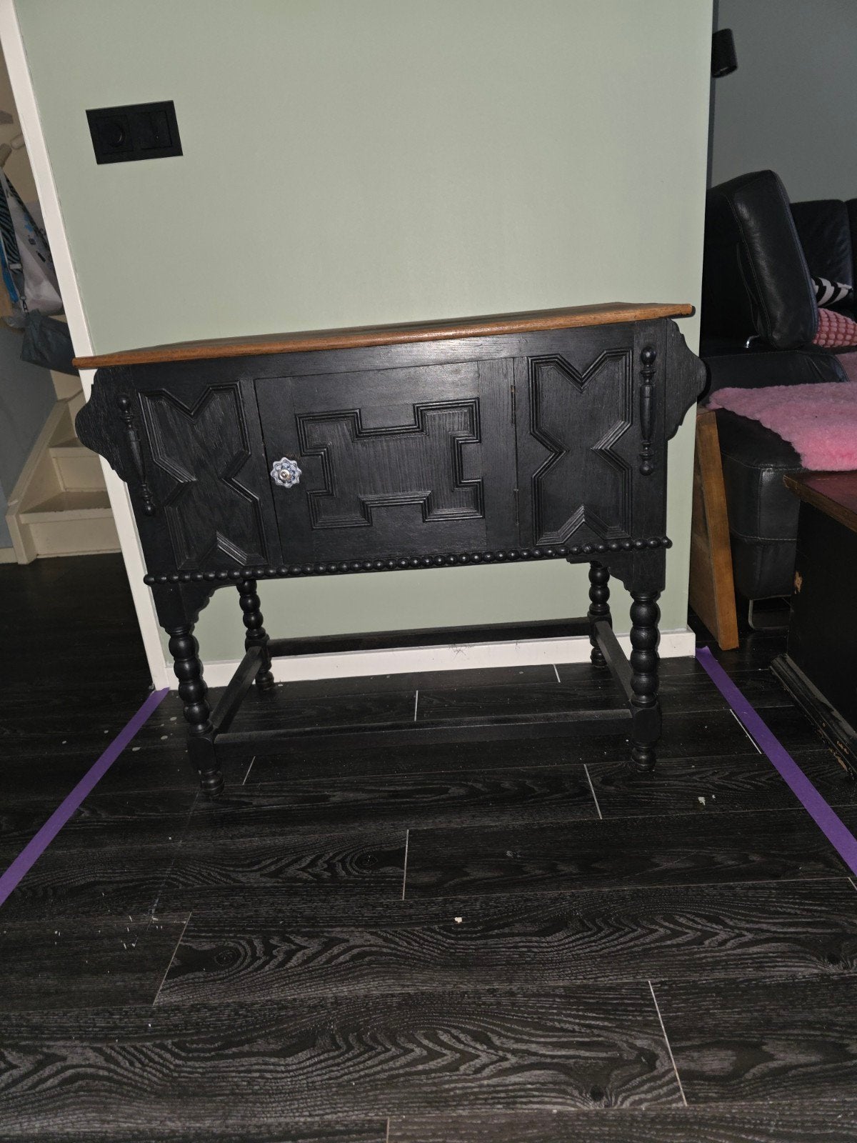 Karakteristiek Jacobean stijl kastje / Upcycled Koffiebar (Z, Ophalen