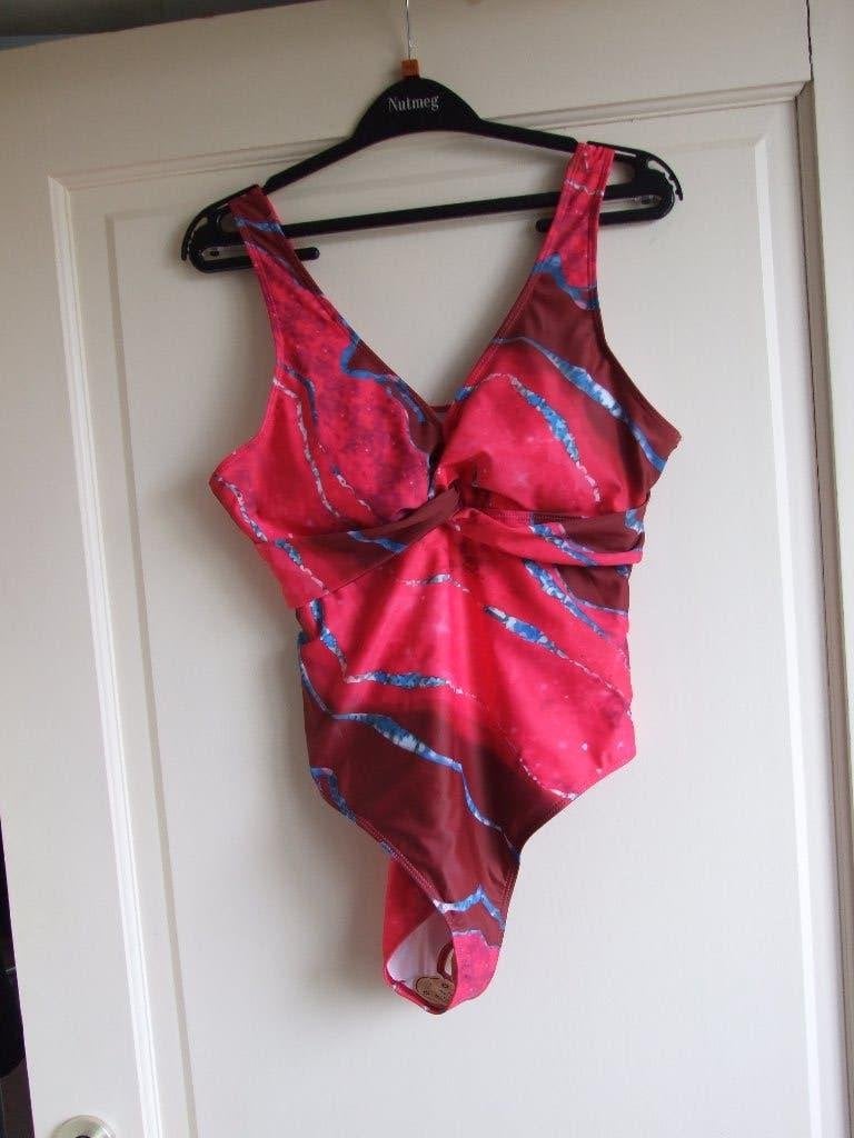 Nieuw badpak in fuchsia tinten L, Ophalen of Verzenden, Nieuw, Meerkleurig, Badpak