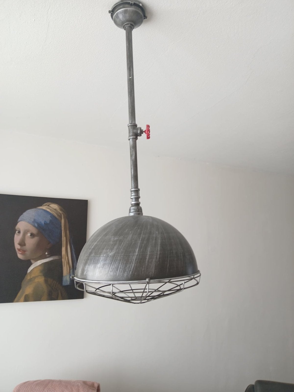 Industriële hanglampen set - 2 stuks, Ophalen, Zo goed als nieuw, Metaal