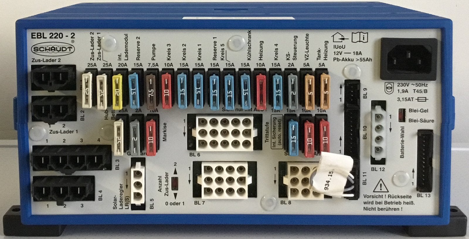 Schaudt EBL220 elektroblock, Schaudt, Zo goed als nieuw, Service@schaudt.de, Planckstr. 8 Markdorf