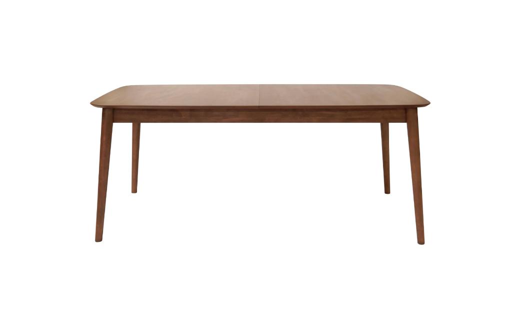 fonQ Evolve Eettafel Uitschuifbaar 180/220 Walnoot €649, nu, Huis en Inrichting, Tafels | Eettafels, Nieuw, 50 tot 100 cm, 200 cm of meer
