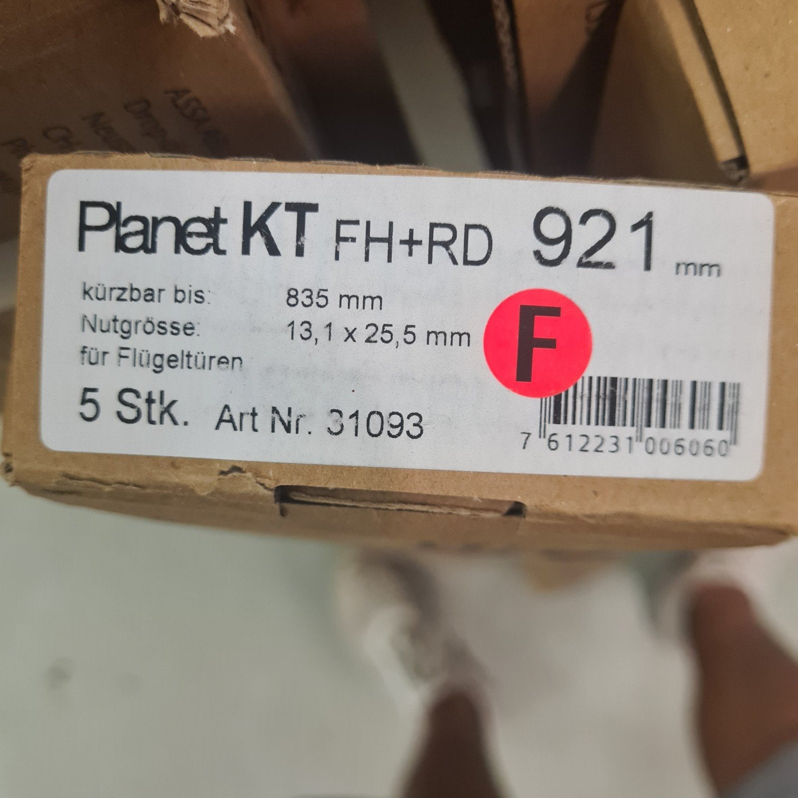 Planet KT FH+RD 921 mm valdorpel - Nieuw in doos, Ophalen of Verzenden
