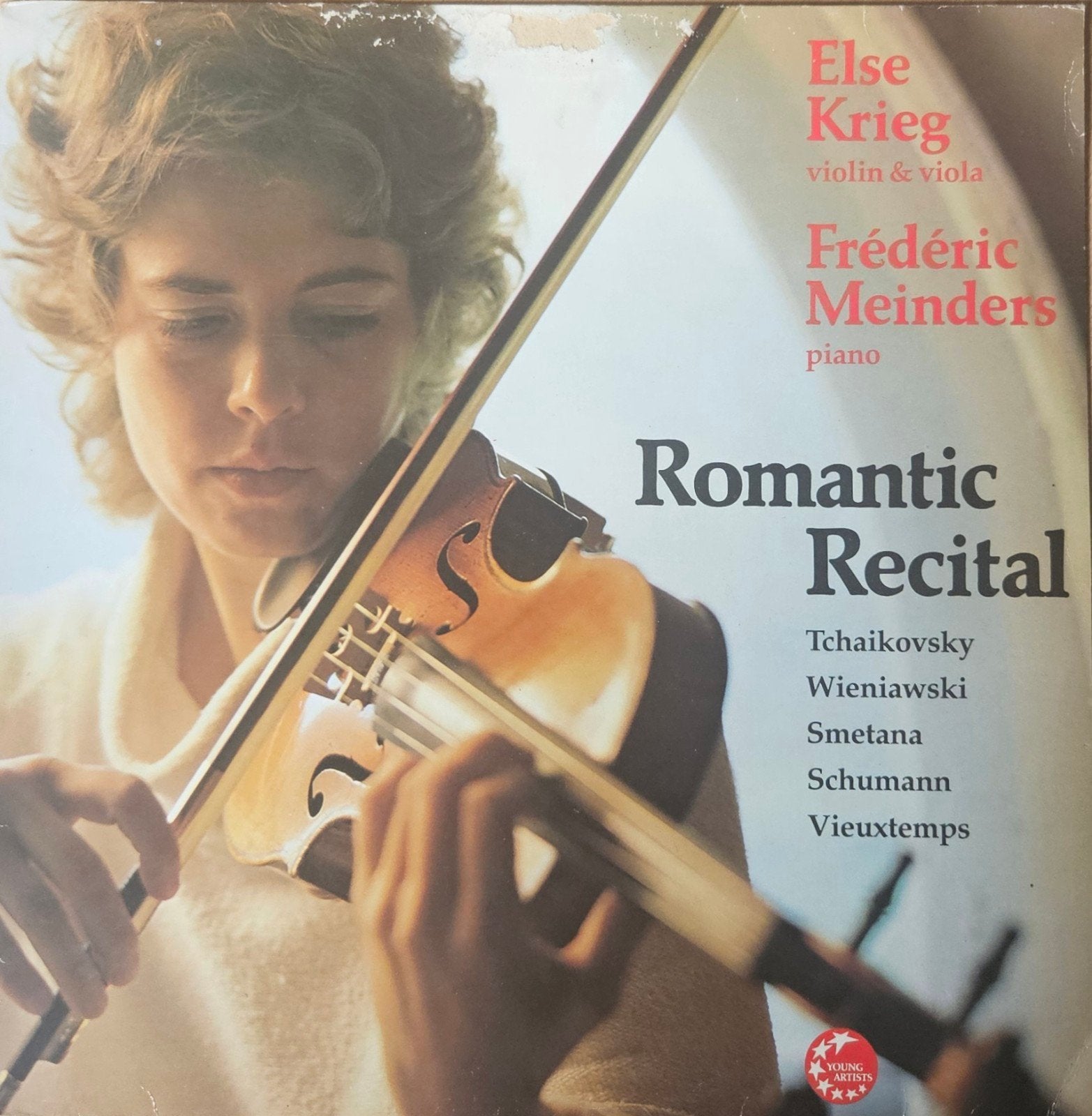 Else Krieg / Frédéric Meinders - Romantic Recital ( 12-inch), Verzenden, Zo goed als nieuw, 12 inch