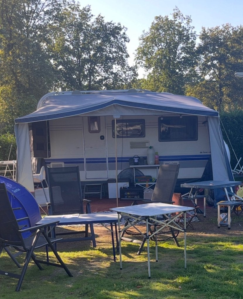 Caravan voortent, Caravans en Kamperen, Voortenten en Luifels, Ophalen, Gebruikt, Ten Cate All Season 200g/m2, Brand
