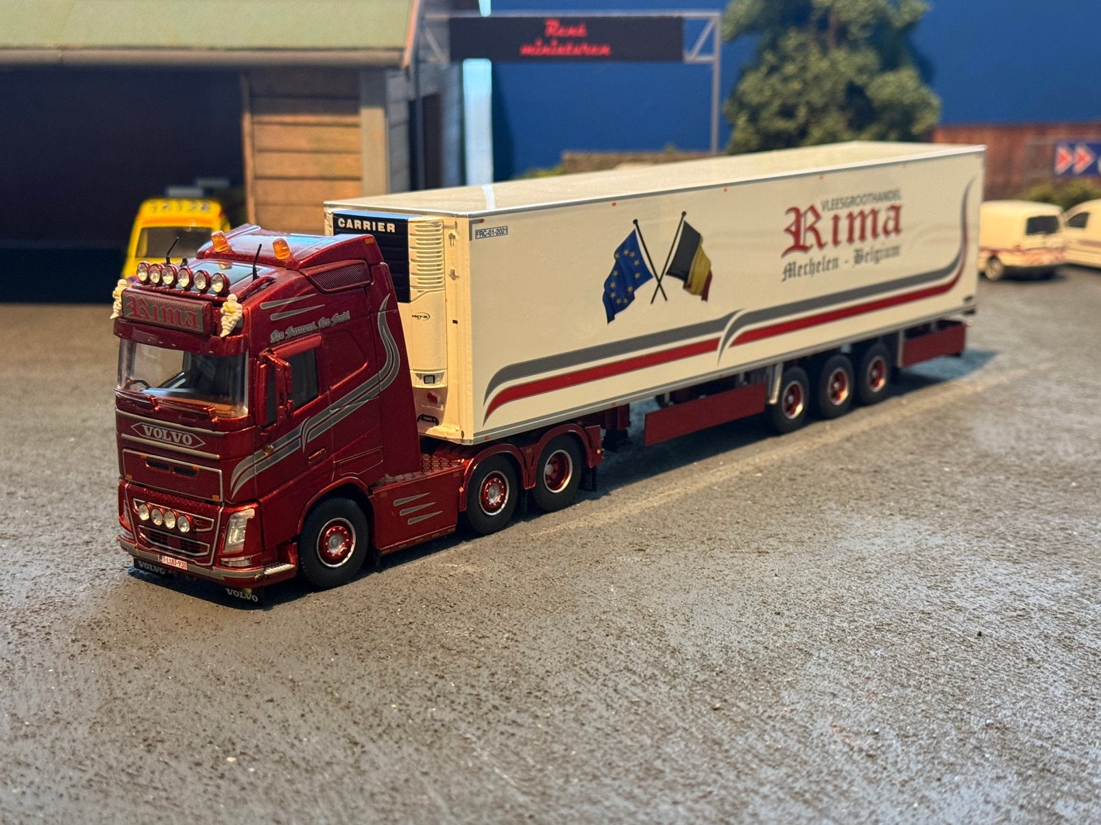 Tekno rima volvo, Hobby en Vrije tijd, Modelauto's | 1:50, Tekno, Zo goed als nieuw, Tekno, Bus of Vrachtwagen