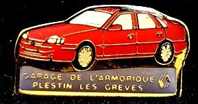 Renault- Garage de l'Armorique pin, Verzenden, Nieuw, Transport, Speldje of Pin