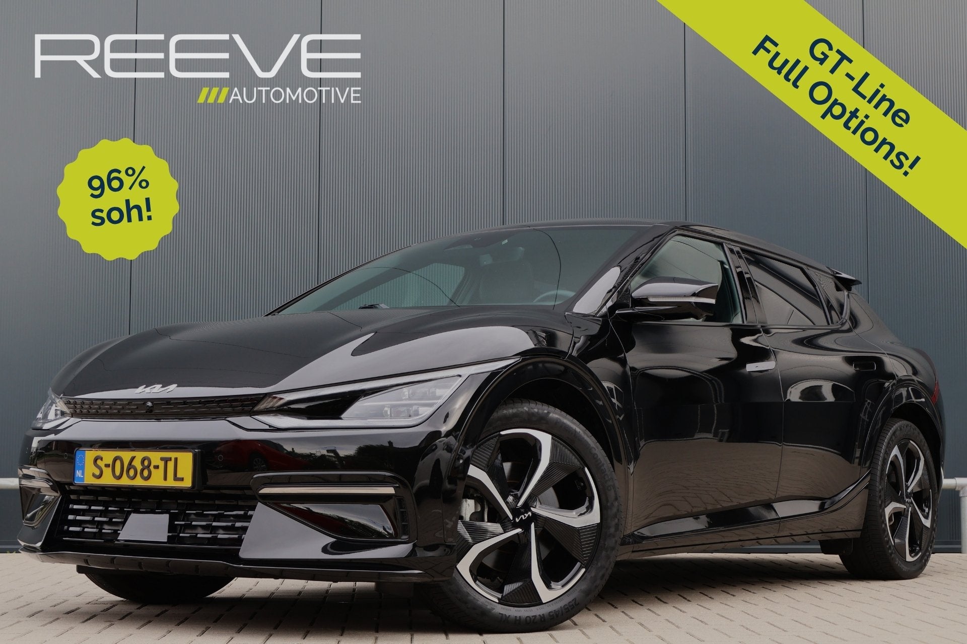 Kia Ev6 GT-Line AWD 77.4 kWh | Head-up | 360 Camera | Stoelv, Auto's, Automaat, Dealer onderhouden, Gebruikt, Met garantie (alle)