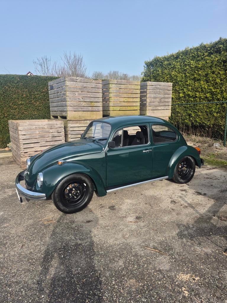 Volkswagen kever 1200 1.2 1973, Achterwielaandrijving, Zwart, Origineel Nederlands, Handgeschakeld
