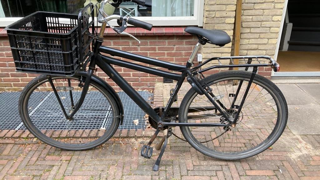 Fiets, heren opa fiets, opknapper, Gebruikt, Versnellingen, 53 tot 57 cm, Ophalen