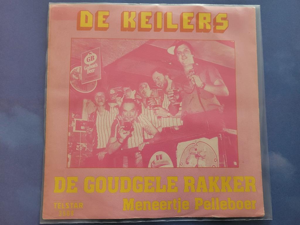 De Keilers - De goudgele rakker - Meneertje Pelleboer., Ophalen, Zo goed als nieuw, Overige formaten, Levenslied of Smartlap