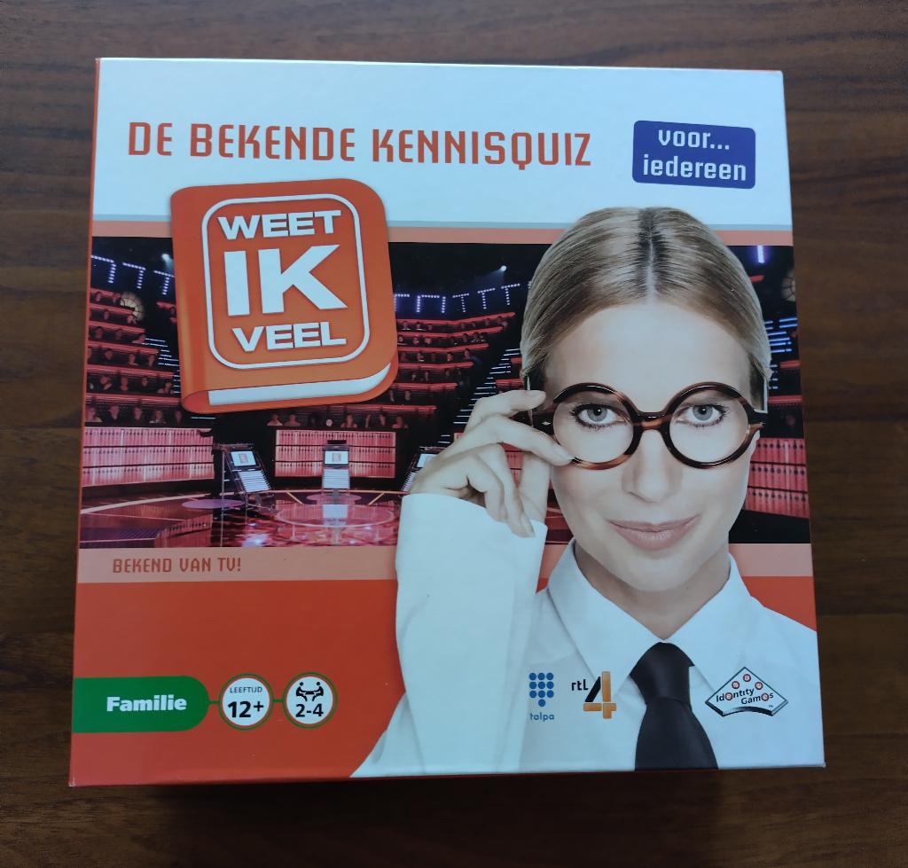 Weet ik veel; spel, Hobby en Vrije tijd, Gezelschapsspellen | Bordspellen, Drie of vier spelers, Ophalen of Verzenden, Nieuw, Identity Games