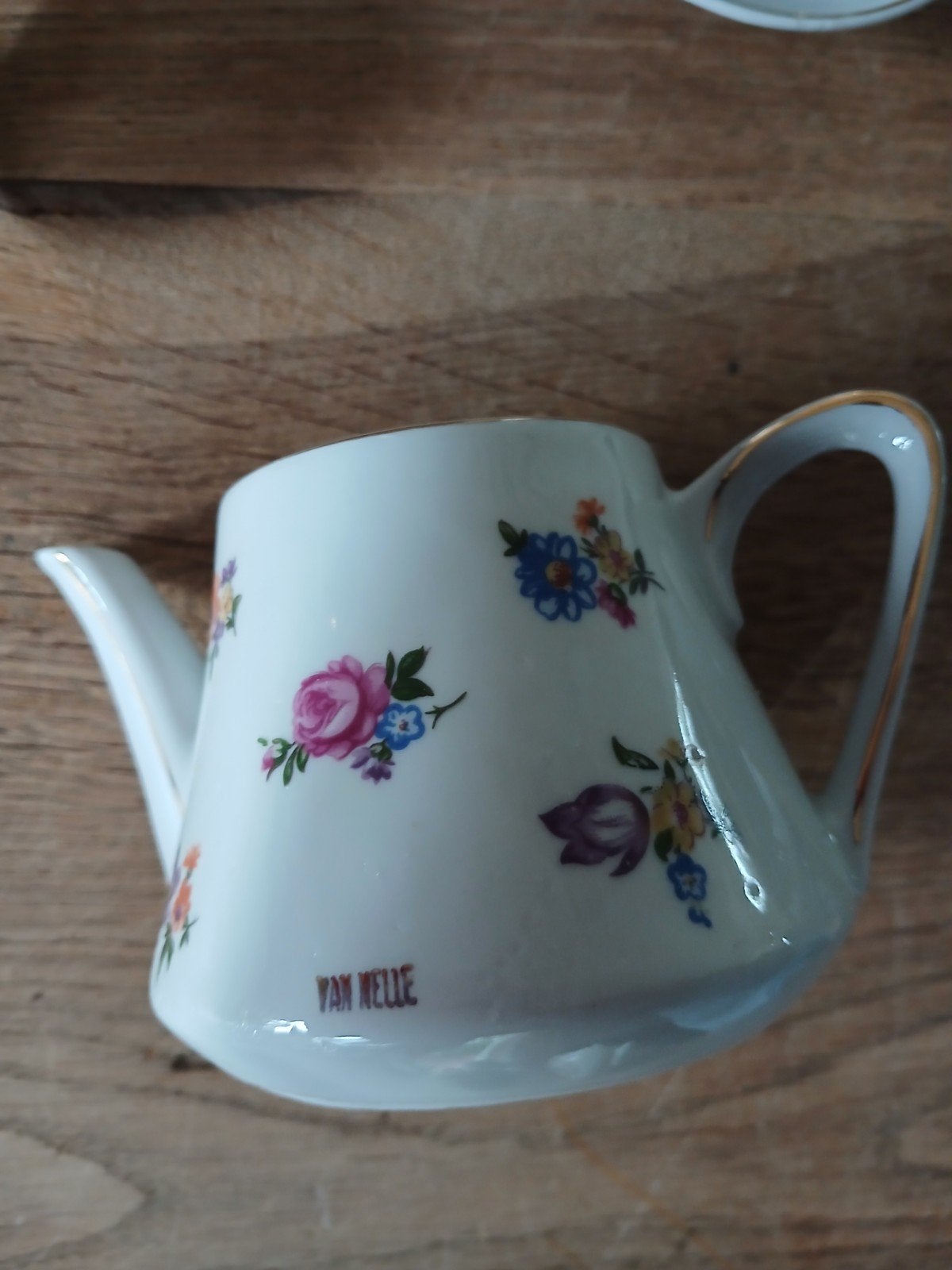 Van nelle kinderservies bloem, Antiek en Kunst, Antiek | Servies los, Ophalen