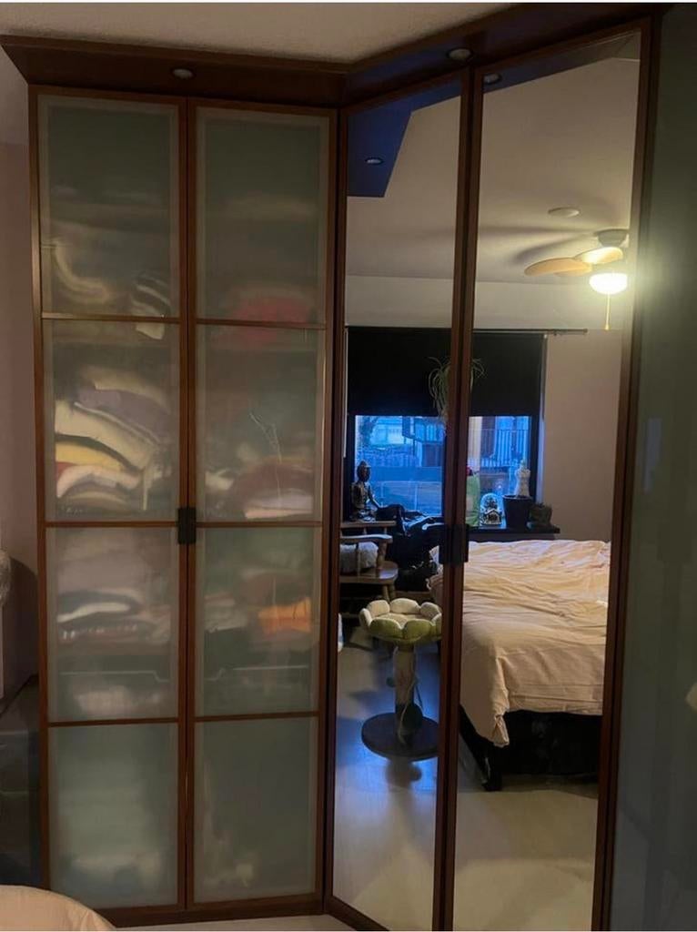 Ikea Kast met veel opberg- en ophangruimte (HOPEN), Ophalen, 200 cm of meer, Zo goed als nieuw, Met deur(en)