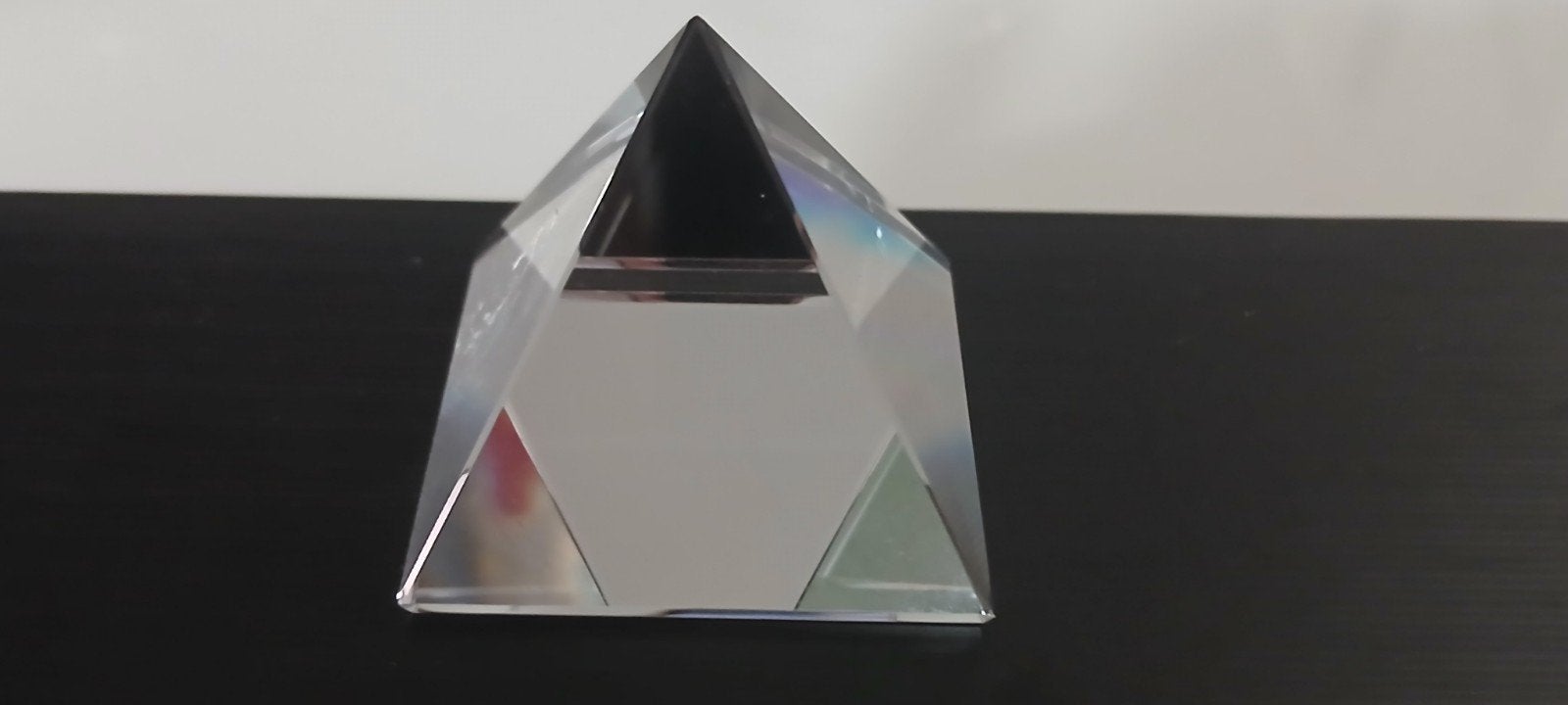 Decoratieve Glazen Piramide - Modern Design, Antiek en Kunst, Antiek | Glas en Kristal, Ophalen of Verzenden