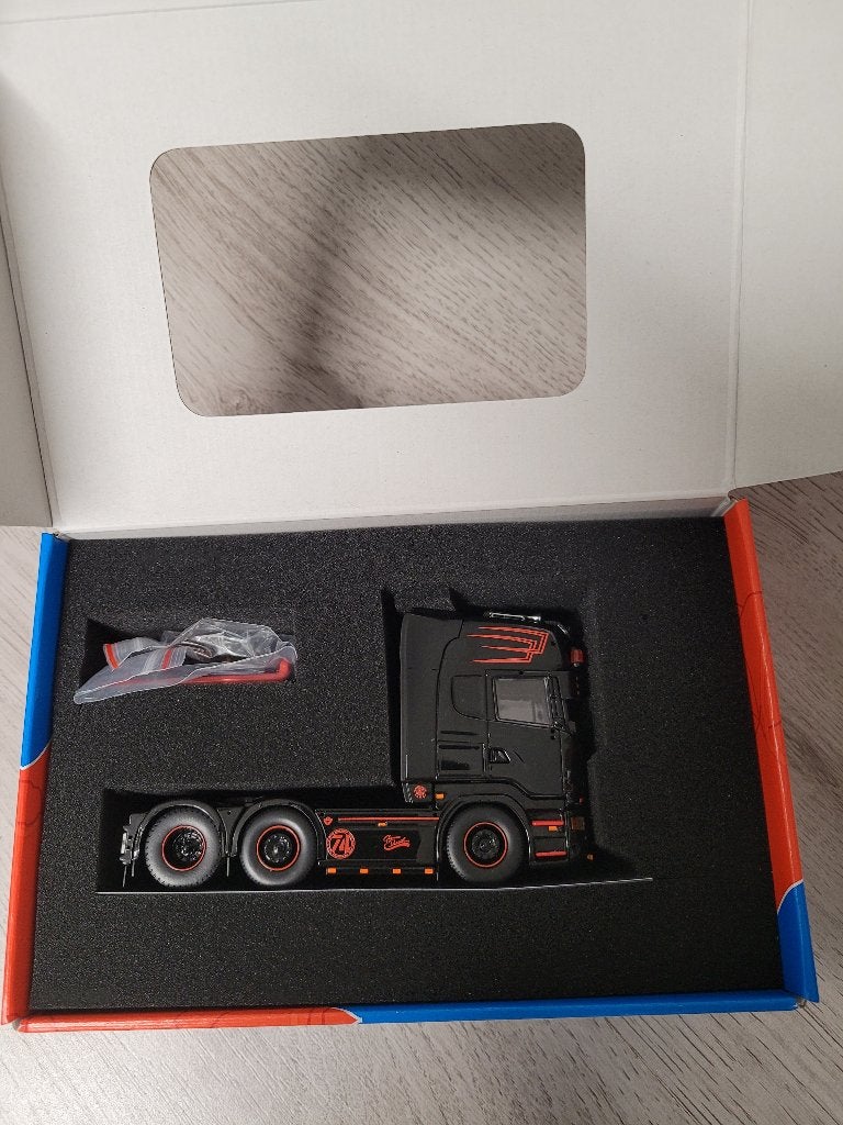 Tekno scania R-Streamline Topline 6x2 schulze der emslander, Ophalen of Verzenden, Nieuw, Bus of Vrachtwagen, Tekno