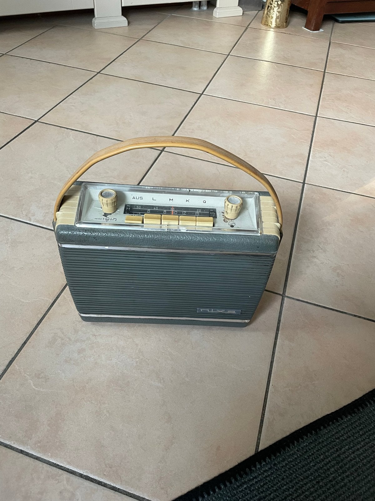 Antieke Blaupunkt kofferautoradio met slede, Ophalen, Gebruikt