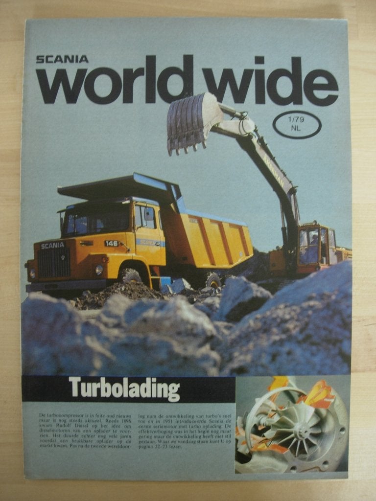 Scania Worldwide tijdschrift nummer 1 1979 - NL, Ophalen of Verzenden, Zo goed als nieuw, Overige merken, Scania