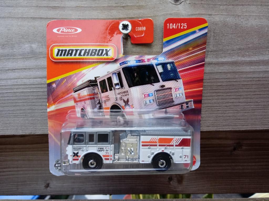 Pierce Arrow XT Fire Engine Matchbox, Ophalen, Nieuw, Bus of Vrachtwagen
