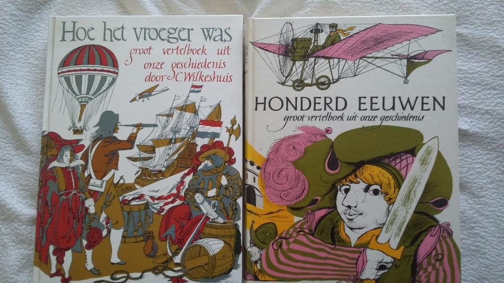 2 geschiedenis boeken, Ophalen of Verzenden, Gelezen, Wilkeshuis