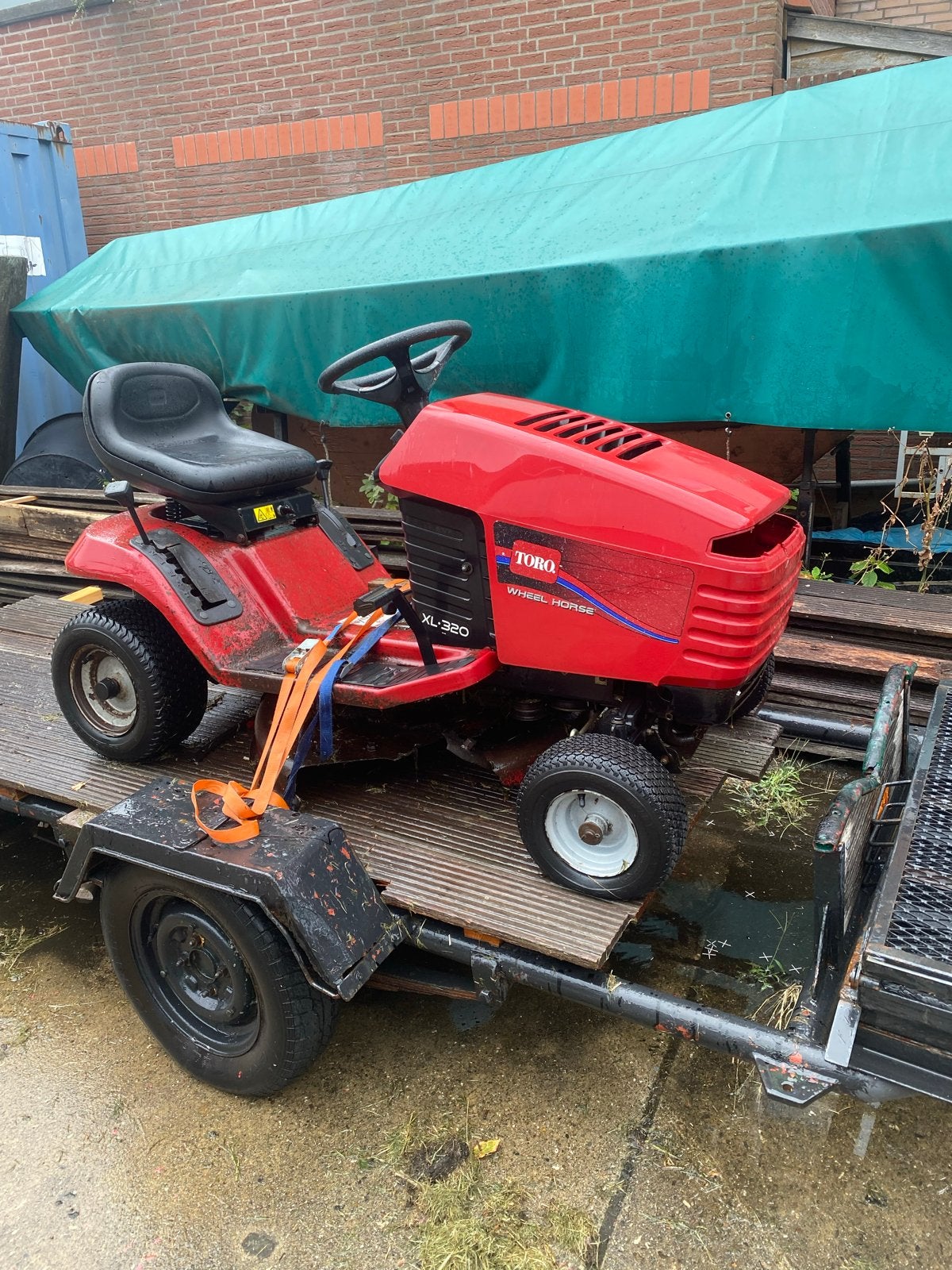 Toro Wheel Horse XL-320 Zitmaaier - Opknapper, Cirkelmaaier, Gebruikt, Versnellingen, Ophalen of Verzenden