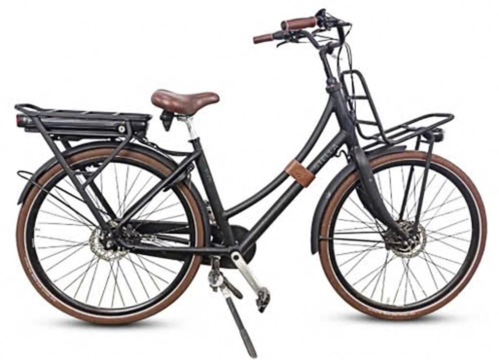 E-bike met kapotte accu, rem en steun, Fietsen en Brommers, Elektrische fietsen, Overige merken, Minder dan 30 km per accu, Gebruikt